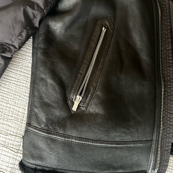 The Kooples Black Bomber Jacket - MEDIUM - Picture 7 of 15